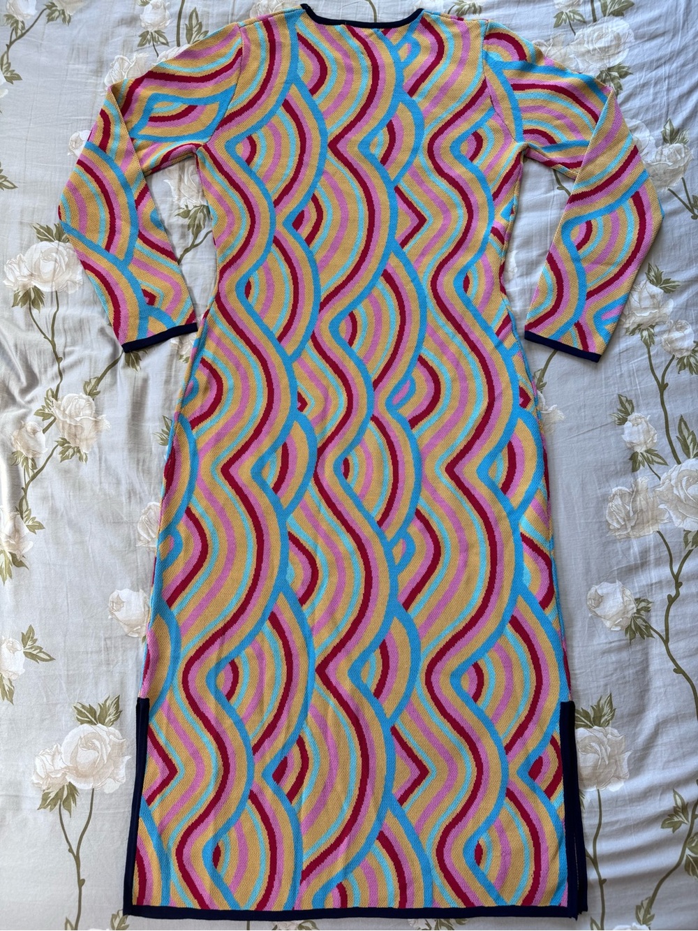 NWT Never Fully Dressed Colorful Knit Midi Dress. Size: 10 - Picture 6 of 8